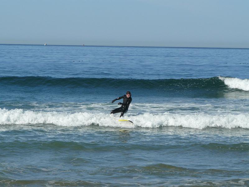 P1070265.JPG - Don't I look pro. Rip Curl here I come.