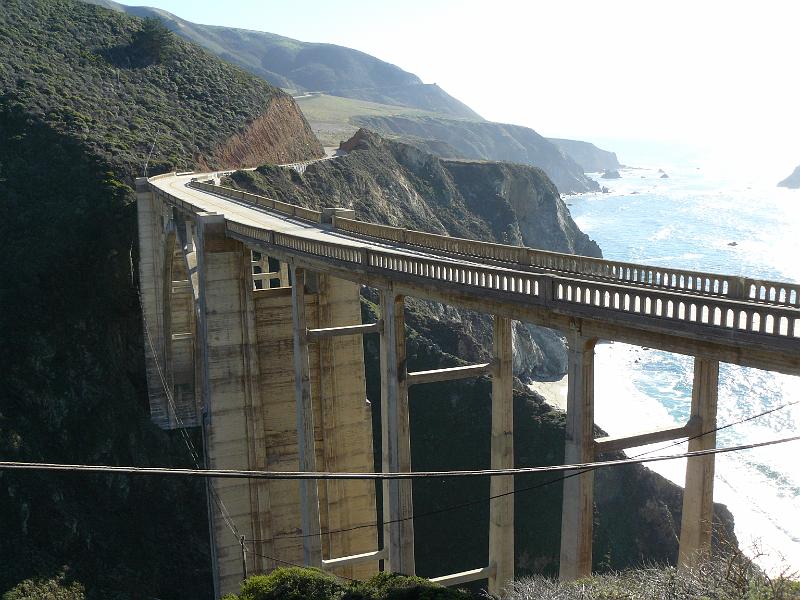 P1070359.JPG - The Bixby Bridge. I think it is pretty famous. It is a historical bridge. It is also cool looking.