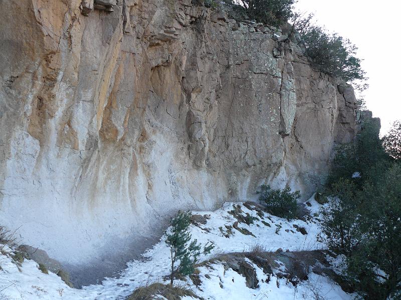 P1090106.JPG - The park was special becuase millions of years ago a volcano erupted and deposited ash an pumice over eveything. Since then, the softer rock has eroded causing crazy piles of rocks.