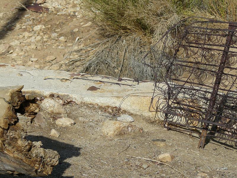 P1080203.JPG - He used all sorts of old pieces of metal to reinforce his concrete. Those look like seat springs.