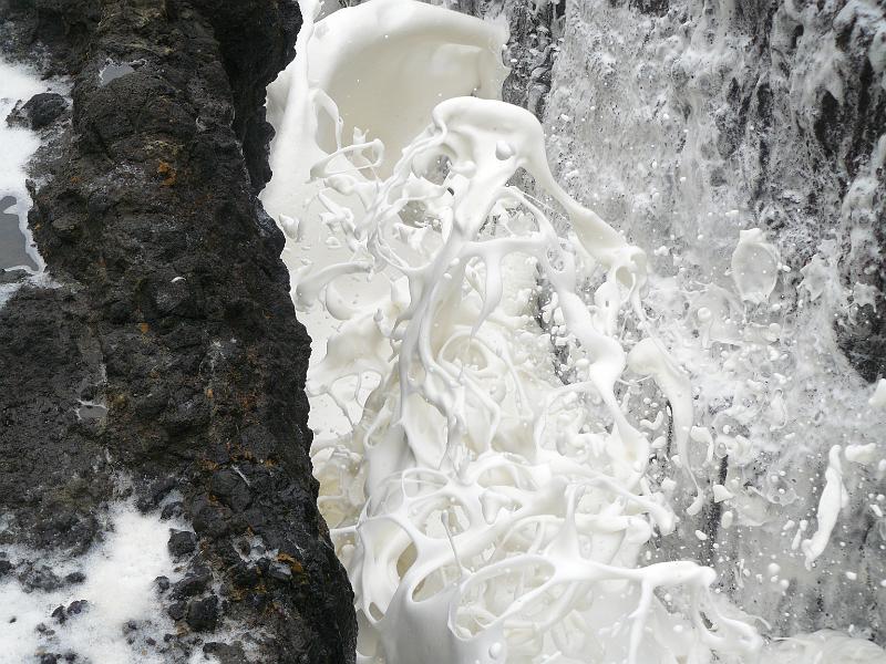 P1060475.JPG - The ocean was so foamy that it looked like foamy milk