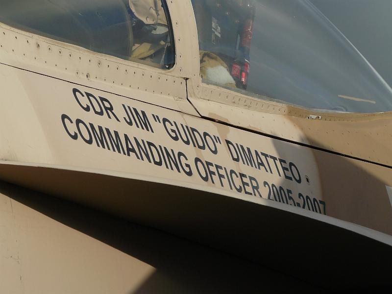 P1070958.JPG - That's Heather's NAVY call sign.