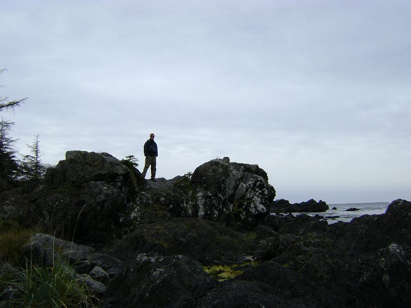 DSC03659.JPG - But like a trooper, Andrew climbs objects, both large and small.